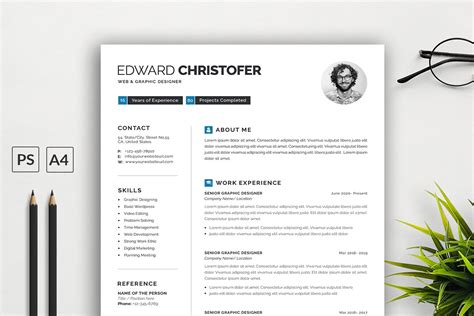 Resume CV Template & Cover Letter - Design Cuts