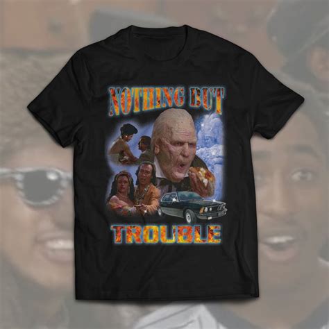 Nothing but Trouble Rap Tee Black Navy Tupac Digital Underground John ...