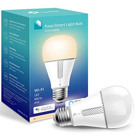 Kasa Smart KL110 Light Bulb, LED Smart Wi-Fi Alexa Bulbs works with ...