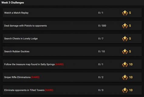 Fortnite Season 4, Week 3 Leaked Challenges - Fortnite Insider