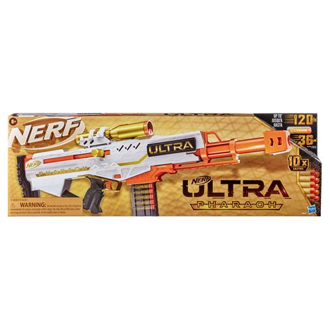 Nerf Ultra Pharaoh Blaster -- Gold Accents, 10-Dart Clip, 10 Nerf Ultra Darts, 630509940363 | eBay
