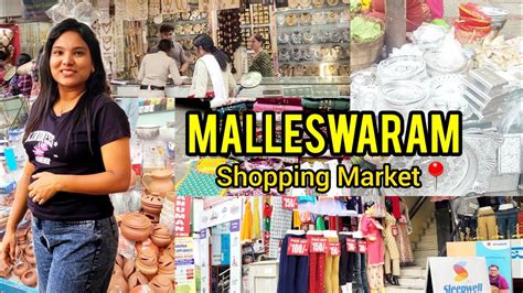 Malleswaram Shopping Market📍Bangalore | Tamil| Shopping |Street Shopping |Road Side| Places to ...