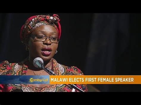 Malawi's parliament elects first woman speaker [The Morning Call] - YouTube