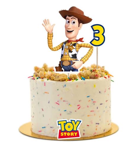 Woody Cake Topper Choose Age, Toy Story Cake Decorations