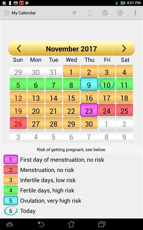 Descarga de APK de Calendario Menstrual Ovulación para Android