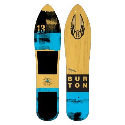 Burton Throwback Snurfer Snowboard 130cm 2018 - ATBShop.co.uk