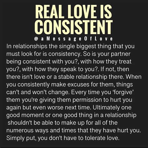 Real love is consistent | Wisdom quotes, Real love, True quotes