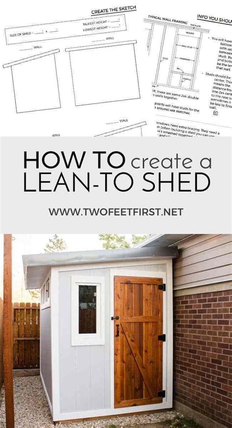 Lean to shed plans – Artofit