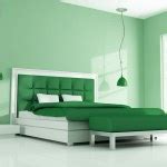 Green bedroom — Stock Photo © archideaphoto #4918786