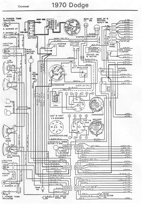 1970 Challenger Wire Diagram