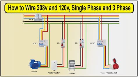 208 Single Phase Wiring