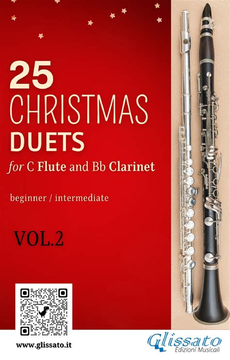 25 Christmas Duets For Flute And Clarinet - VOL.2 by H. Lewis Redner