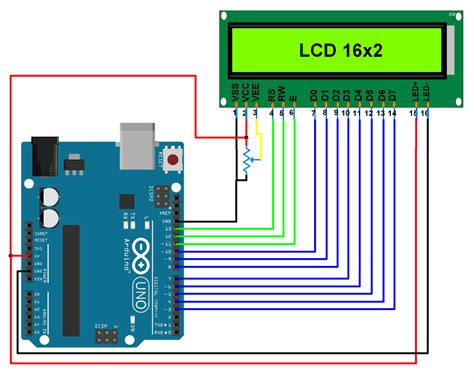 Arduino Lcd Wiring Diagram