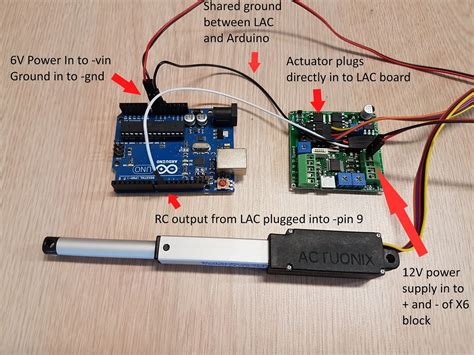 Arduino Linear Actuator Wiring