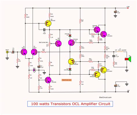 Circuitdiagram Amplifiercircuit 4wattuhftvlinearamplifierhtml