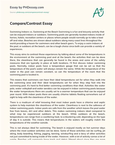 How Do I Write a Comparison/Contrast Essay? - Wheeling