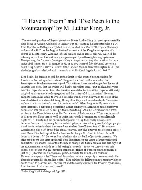 martin luther king jr essay