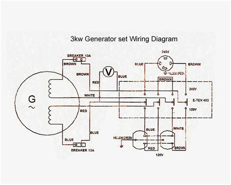 Electric Generator Wiring Diagram