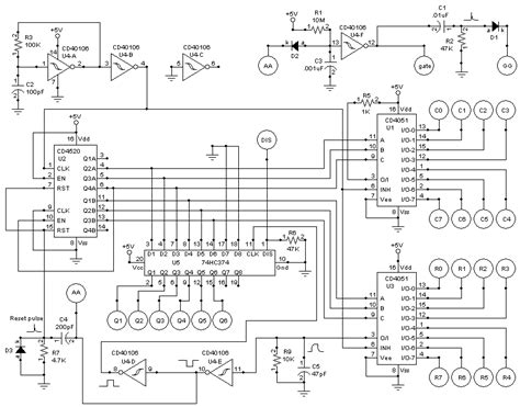 Electronic Keyboard Circuit Diagram