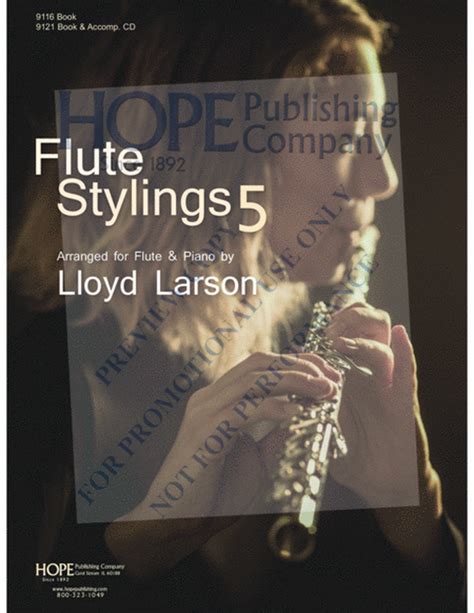  Flute Stylings Vol 5 Book & Accomaniment CD by Lloyd Larson