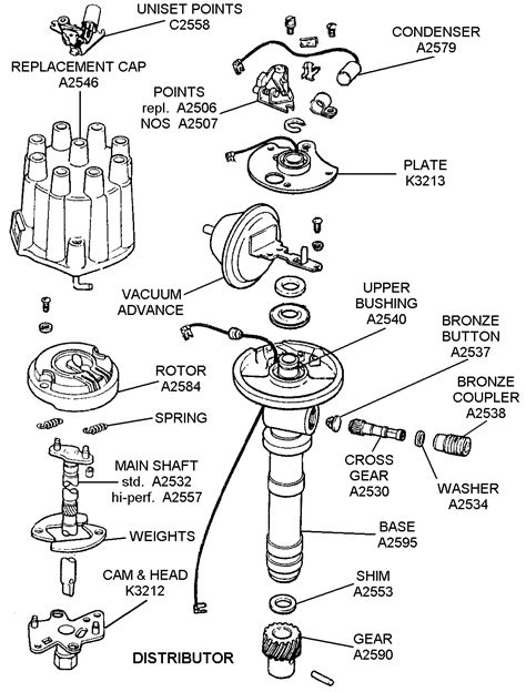 Ford Distributor Parts Diagram