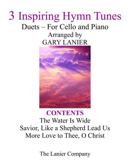  Gary Lanier: 3 Inspiring Hymn Tunes (Duets For Cello & Piano) by Traditional Folk Tune