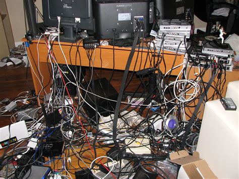 Home Office Wiring Mess