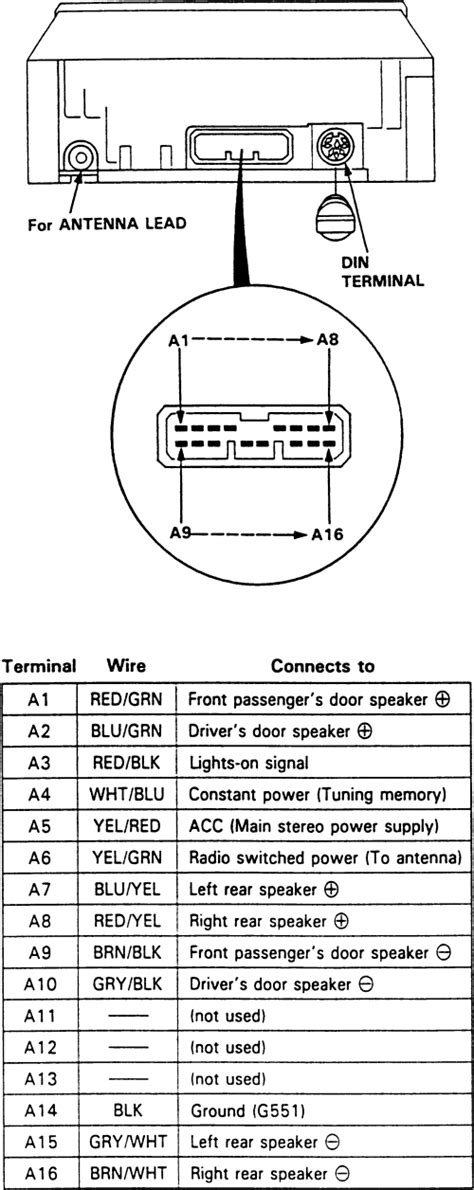 Integra Radio Wiring Diagram