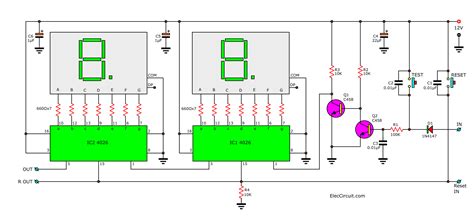 Led Counter Circuit Diagram