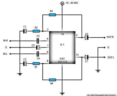 Lm377 Power Amplifier Schematic