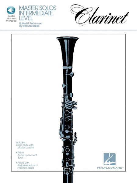  Master Solos Intermediate Level - Clarinet by Various