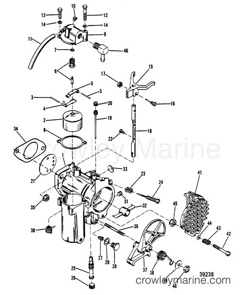 Mercury Outboard Carburetor Diagram