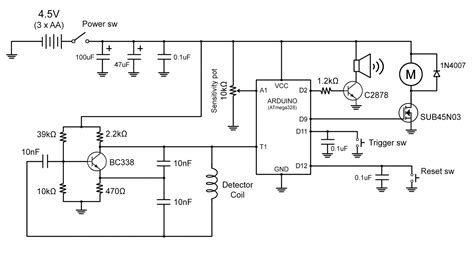 Metal Detector Circuit Diagram