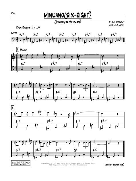  Minuano (six-eight) by Pat Metheny