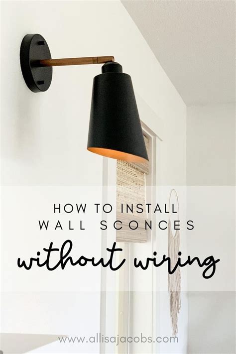 No Wiring Wall Sconce