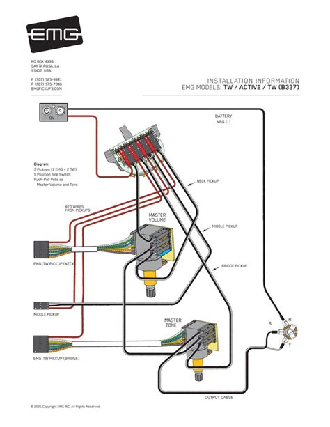 Old Emg Wiring Diagram