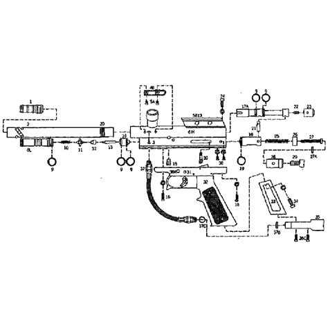 Paintball Gun Parts Diagram
