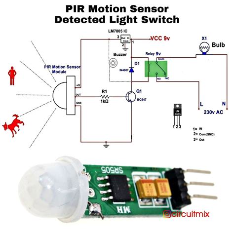Pir Sensor Wiring Diagram