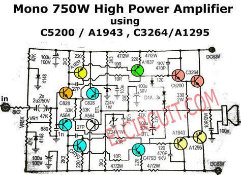 Power Amp Schematic Diagram