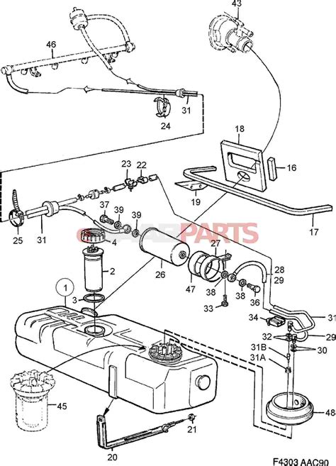 Saab Fuel Pump Diagram