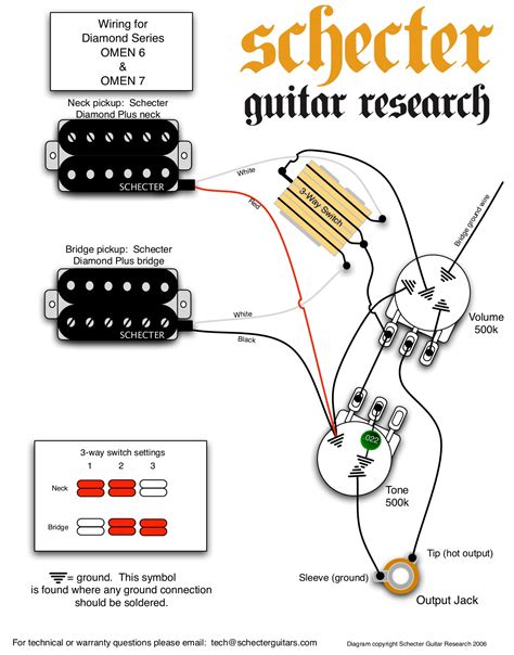 Schecter Guitar Wiring Diagrams