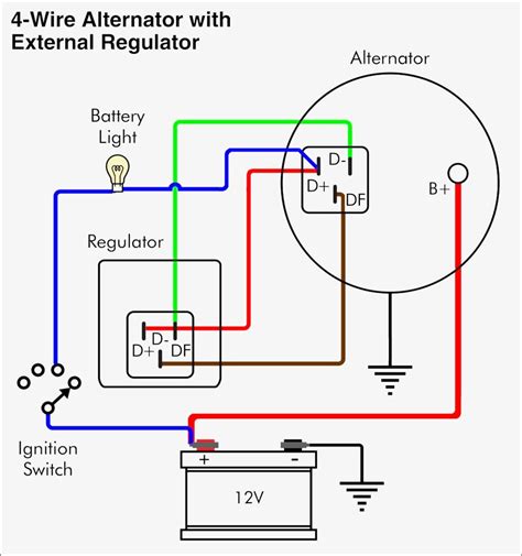 Simple Alternator Wiring Diagram