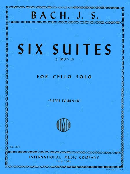  Six Suites, BWV 1007-1012 by Johann Sebastian Bach