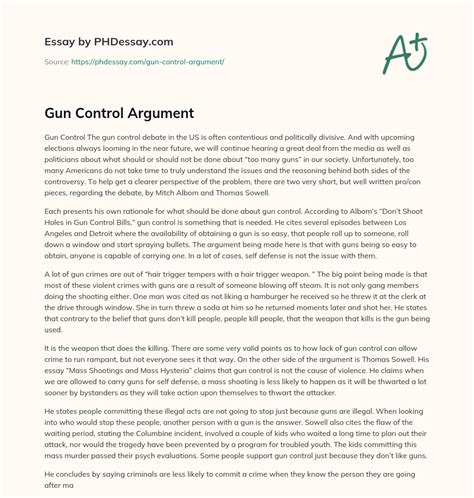 controversial topics on gun control