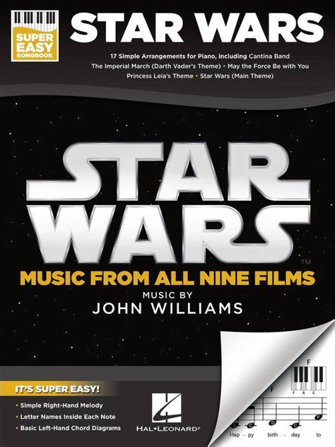  Star Wars - Super Easy Songbook by John Williams