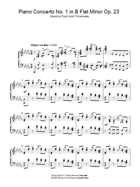  Tchaikovsky: Piano Concerto No. 1 In B Flat Minor, Op. 23 by Peter Ilyich Tchaikovsky