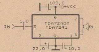 Tda7240 Tda7241 Amplifier Schematic
