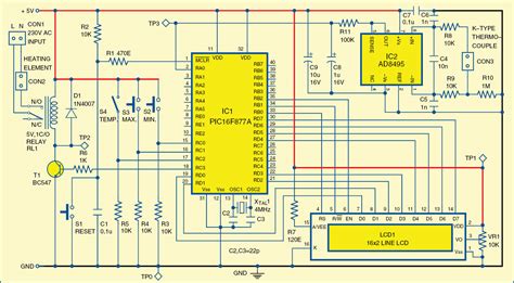 Temperature Controller Circuit Diagram