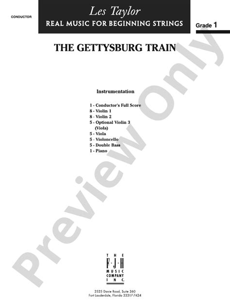  The Gettysburg Train by Les Taylor