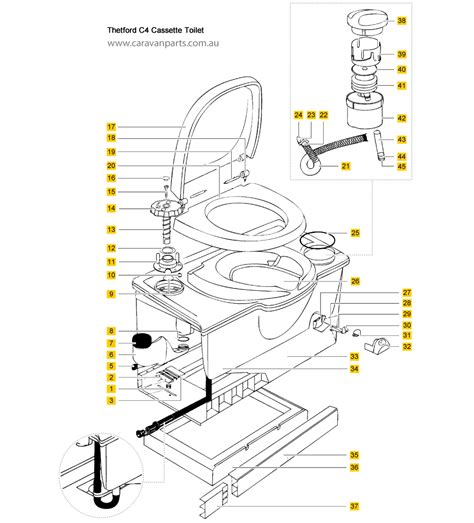 Thetford Toilet Parts Diagram